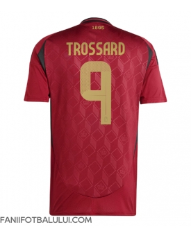 Belgia Leandro Trossard #9 Tricou Fotbal Replică European 2024 Barbati Acasa